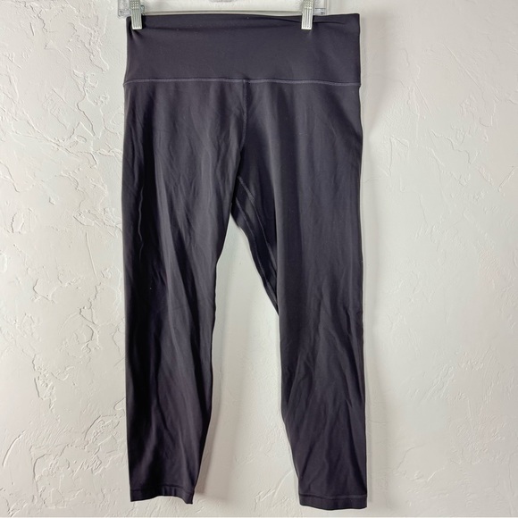 Lululemon Leggings Align Pant 25" Graphite Grey Solid Dark Nulu Soft Workout‎ - Picture 1 of 8